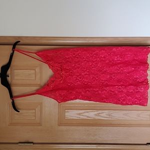 Red lingerie